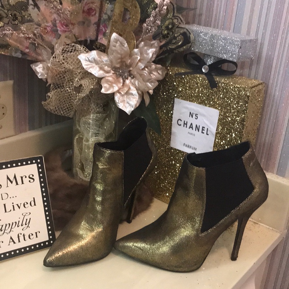 Bronze booties